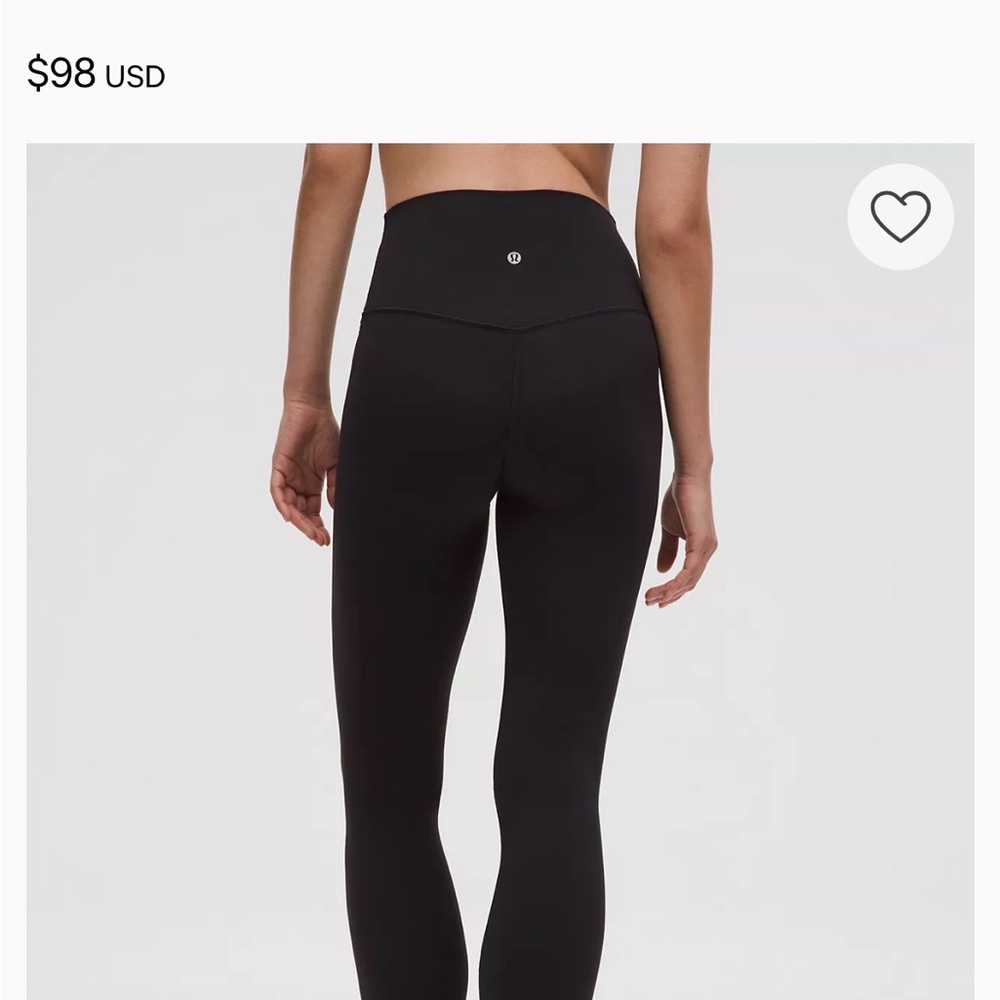 Black lululemon Align™ High-Rise Ribbed Pant 28